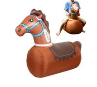 Caballo de resorte de juguete realista impermeable y portátil | Caballo Inflable Saltando Para Niño Niño Niña Padres Exterior Interior Jardín Caballo