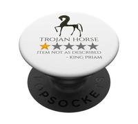 Caballo de Troya Meme - Historia épica de la mitología Griega - Troy PopSockets PopGrip Adhesivo