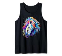 Caballo de viento Arte tribal indio Amantes de caballos nativos americanos Camiseta sin Mangas