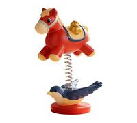Caballo decorativo, figura de colección para escritorio, caballo balancín | Para amigos, estudiantes, adultos, hombres y mujeres, para casa, interiores, oficina y escritorio de estudio