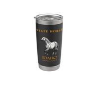 Caballo del territorio de Idaho The Appaloosa Vaso térmico de acero inoxidable de doble pared