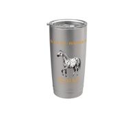 Caballo del territorio de Idaho The Appaloosa Vaso térmico de acero inoxidable de doble pared
