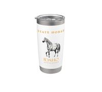 Caballo del territorio de Idaho The Appaloosa Vaso térmico de acero inoxidable de doble pared