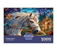 Caballo Diamante Puzzle 1000 Piezas, Juego Educativo, Desafío, Clásicos para Adultos Y Niños A Partir De 12 Años Imposible Rompecabezas - Obra De Arte 70x50cm/1000pcs