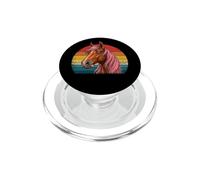 Caballo Divertido Mostrando Lengua Humor Equino Caballos Sarcásticos PopSockets PopGrip para MagSafe