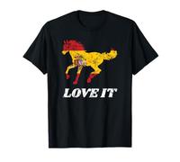 Caballo Español Jinete Ecuestre Pony Hooves Camiseta
