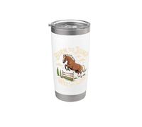 Caballo Galés Pony Nacido para saltar Welsh Cob Vaso térmico de acero inoxidable de doble pared