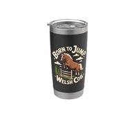 Caballo Galés Pony Nacido para saltar Welsh Cob Vaso térmico de acero inoxidable de doble pared