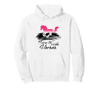 Caballo galopp equitación Caballos Amante Rosa Chica Salvaje Frase Sudadera con Capucha