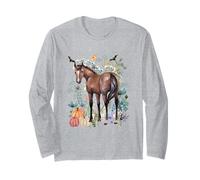 Caballo Halloween Verano Animales Vida Silvestre Natur Manga Larga