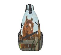 Caballo Hammerhead Sharks Hombre Mujer Sling Mochila Bolsa de Pecho Multiusos Mochila de Viaje Bolsa Cruzada antirrobo
