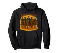Caballo histórico del Oeste de los Buffalo Soldiers Sudadera con Capucha