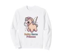 Caballo Kawaii Rosa Hobby Princesa Pony Rider Sudadera