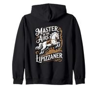 Caballo Lipizzaner Maestro de los airees Ecuestre Sudadera con Capucha