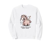Caballo mágico a través de Cuentos de Hadas fantasía Sudadera
