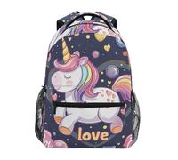 Caballo Mar Arcoiris Estrella Mochila Informal Antirrobo Mochila Del Ordenador Gran Capacidad Mochilas Para Mujer Vuelta Al Cole Hombre 29X40Cm