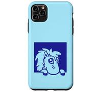 Caballo Mira hacia Fuera Estable Granja Puerta Montando Lind Carcasa para iPhone 11 Pro MAX