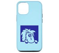 Caballo Mira hacia Fuera Estable Granja Puerta Montando Lind Carcasa para iPhone 12/12 Pro