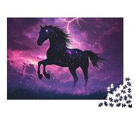 Caballo mítico Paquete Arte cósmico fantástico Rompecabezas Cartón Premium 1000 Piezas, Desafío Educativo Adultos, Regalo, Actividad Familiar 70x50cm/1000pcs