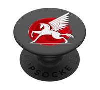 Caballo Mosca águila Montar Molde Japan Sol Rojo Victoria PopSockets PopGrip Adhesivo