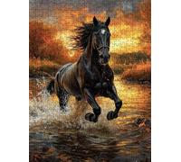 Caballo Oscuro Wanxia Puzzle 3000 Piezas, Rompecabezas Adultos Puzzle, Desafiante Puzzles de Decoración Juego de, Entretenimiento Juego Educativo para Toda la Familia, para Regalo Decoración DX0YL7316