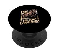 Caballo Pequeño Gran Salto Caballo Ecuestre Connemara PopSockets PopGrip Adhesivo