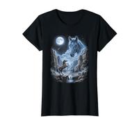 Caballo Pura Sangre Retro Luna 90s Bootleg Meme Granja Caballos Camiseta gráfica económica, Mujer, Negro, L