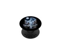 Caballo Pura Sangre Retro Luna 90s Bootleg Meme Granja Caballos PopSockets PopGrip Adhesivo