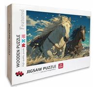 Caballo Puzzle Madera, Animal Puzzle 2000 Piezas Adultos con Compact Box 99x70cm, Rompecabezas Desafiante, Juegos de Rompecabezas Creativos para Hombres Mujeres Adolescente, Regalos para niñas, 3-8350