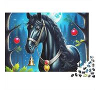 Caballo Puzzles 1000 Piezas para Adultos, Juegos Educativos, Antiestrés, Ejercita Memoria, Decoración Familiar 500pcs (52x38cm)