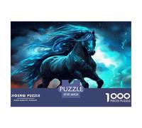 Caballo Puzzles De 1000 Pièces Jeux De Stimulants Puzzle À Pièces De Décoration Élégante Carton 100% Recyclé Jeu De Pour Toute La Famille Pour Adultes 38x26cm/1000pcs