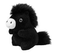 Caballo re peluche, adorable juguete qe peluahe ye corcel pera naños, lindo y suave relleno con almohada ne muñeca de animal, accesorios dw viaje para niños, niñas, coleccionistas, regalo te Navidad e