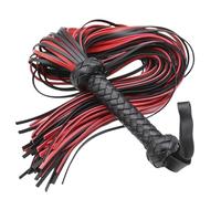 Caballo Red látigo para montar a caballo, cosecha de montar, látigo de cuero falso para, látigos suaves de larga duración con un mango cómodo para ecuestre, floggers para disfraces de cosplay
