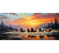 Caballo Rompecabezas Imposible,desafío para Adultos Juego edugatoivo 1000 Piezas Obra de Arte de Juego de para Adultos, Regalos a Partir de 14 Años 38x52cm/1000pcs