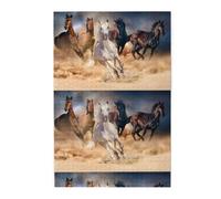 Caballo Salvaje Corriendo contra la tormenta de Arena, Rompecabezas de 1000 Piezas, Rompecabezas de Madera para Toda la Familia, decoración de Pared para Adultos y Adolescentes.