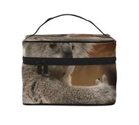 Caballo Semental Blanco al Galope ecuestreBolsa de Maquillaje, Bolsa de Cosméticos Portátil para Mujer-Organizador de Cosméticos de Viaje, Regalo para Momentos Especiales