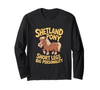Caballo Shetland Pony Piernas Cortas, Gran Personalidad Manga Larga