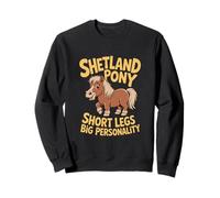 Caballo Shetland Pony Piernas Cortas, Gran Personalidad Sudadera