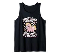 Caballo Shetland Pony Too Cute To Handle Pony Camiseta sin Mangas
