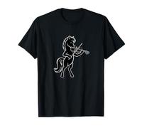 Caballo tocando violín violín música violinista violinista violinista Camiseta
