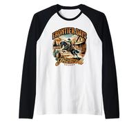 Caballo Vaquero Prescott Arizona Frontier Days Camiseta Manga Raglan