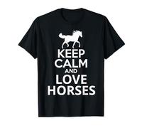 Caballos Amor Juventud Equitación Camiseta