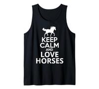 Caballos Amor Juventud Equitación Camiseta sin Mangas