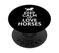 Caballos Amor Juventud Equitación PopSockets PopGrip Adhesivo