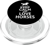 Caballos Amor Juventud Equitación PopSockets PopGrip para MagSafe