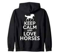 Caballos Amor Juventud Equitación Sudadera con Capucha
