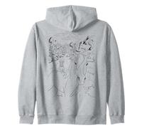 Caballos animales para colorear, pintar, dibujar y pintar. Sudadera con Capucha