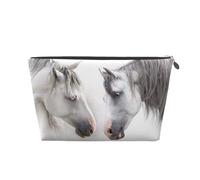 Caballos Blancos, Bolsa de artículos de tocador Bolsa de Maquillaje Bolsa de cosméticos Bolsa de artículos de tocador de Viaje portátil