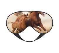 Caballos Cachorros Dos Carrera, Cubreojos completos Antifaz bloqueador de luz Antifaz para dormir Antifaz suave con los ojos vendados Noche