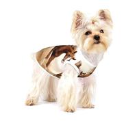 Caballos Cachorros Dos Carreras,Camiseta de algodón sin Mangas para Mascotas, Chaleco Transpirable, Suave y elástico para Cachorros,M
